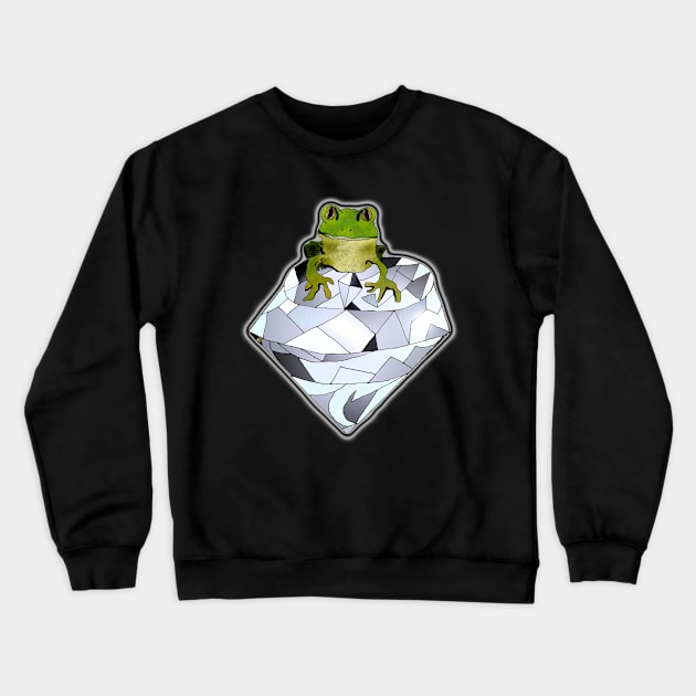 Diamond Frog Crewneck Sweatshirt by IanWylie87